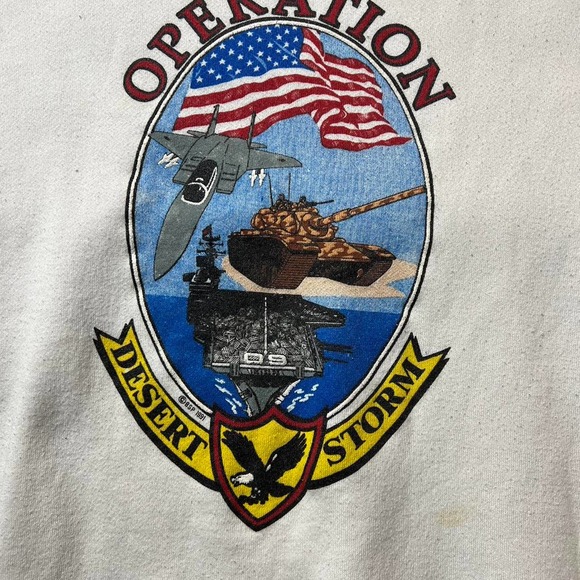 Vintage 1991 Operation Desert Storm Crewneck Sweatshirt - Picture 2 of 4